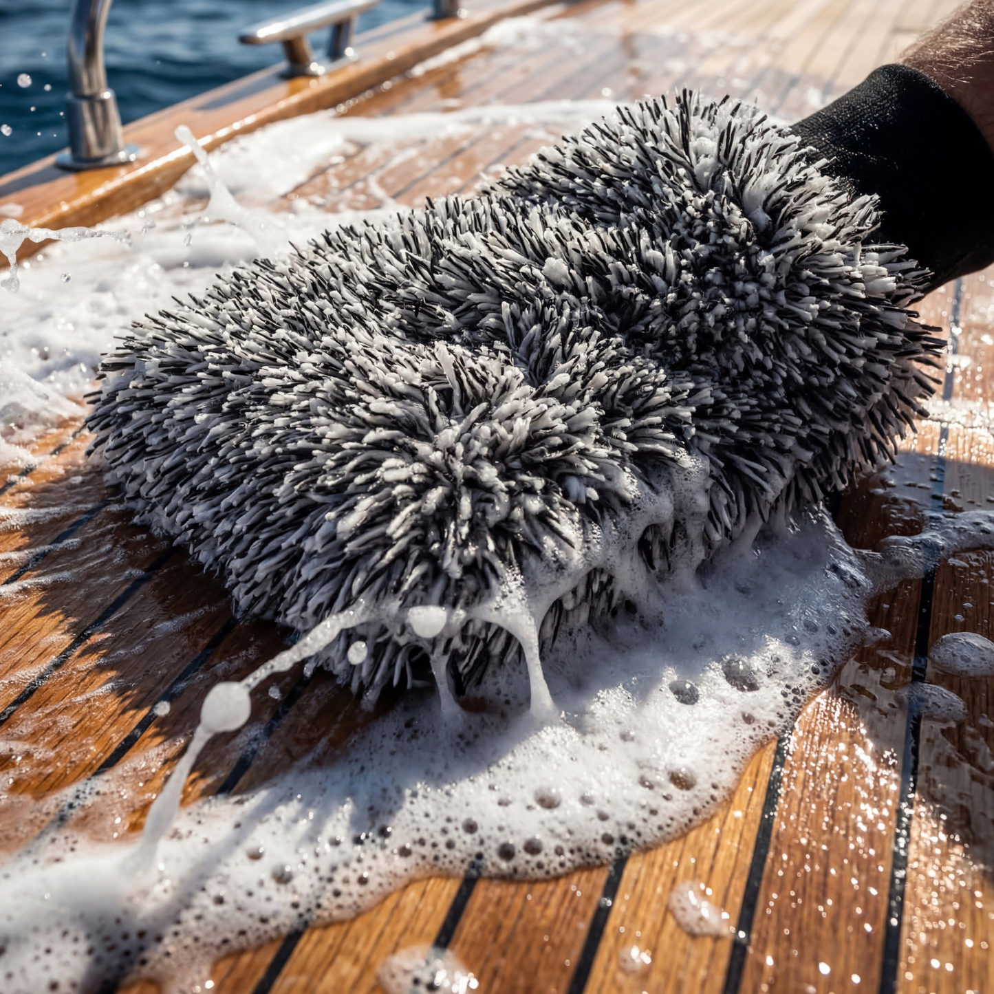premium microfiber boat wash mitt