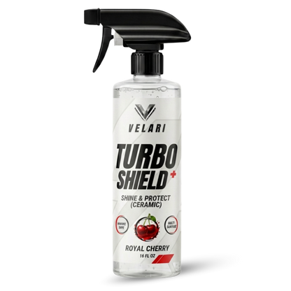 velari turbo shield ceramic detail spray product bottle close up