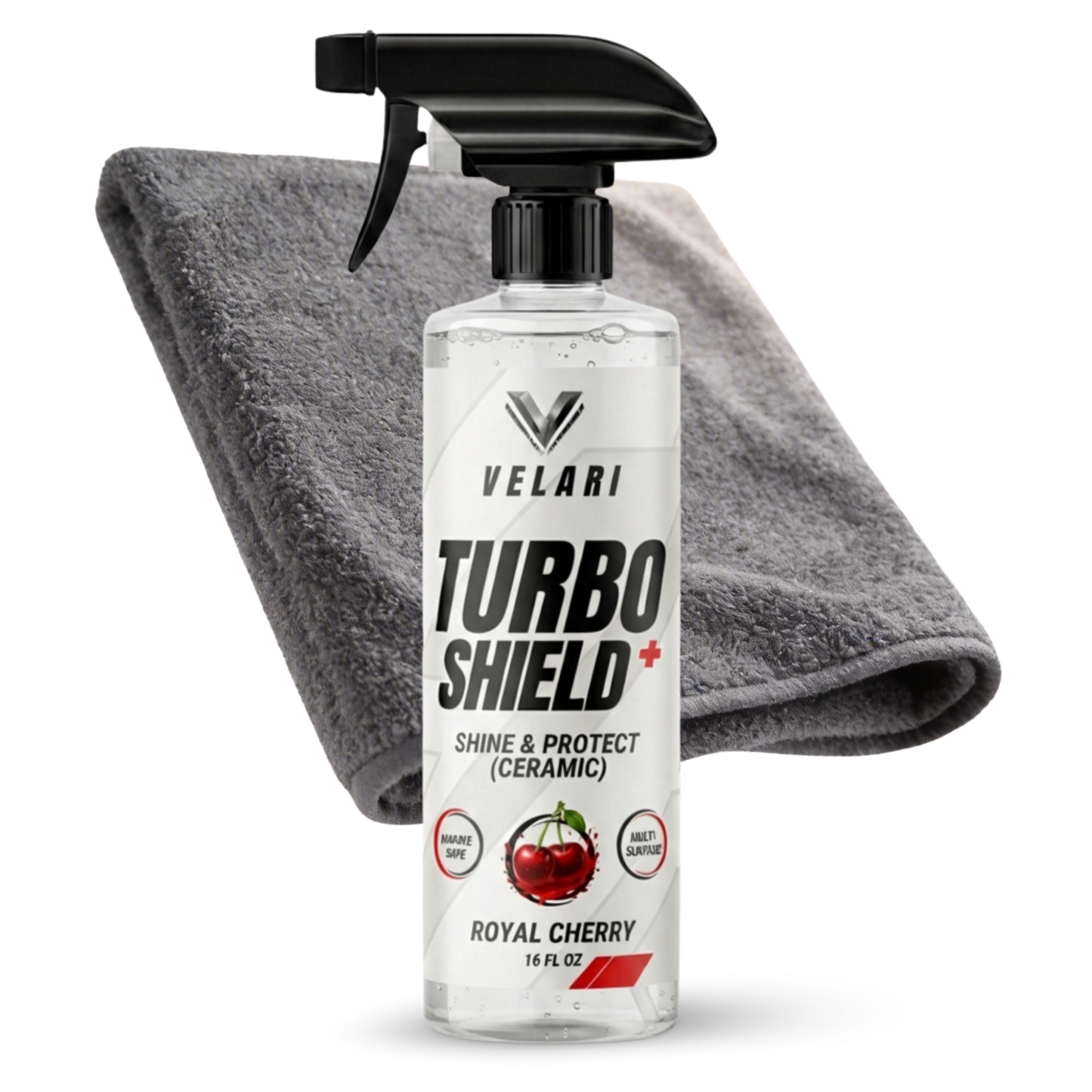 boat detailing kit with ceramic spray and microfiber towel for quick cleaning and shine